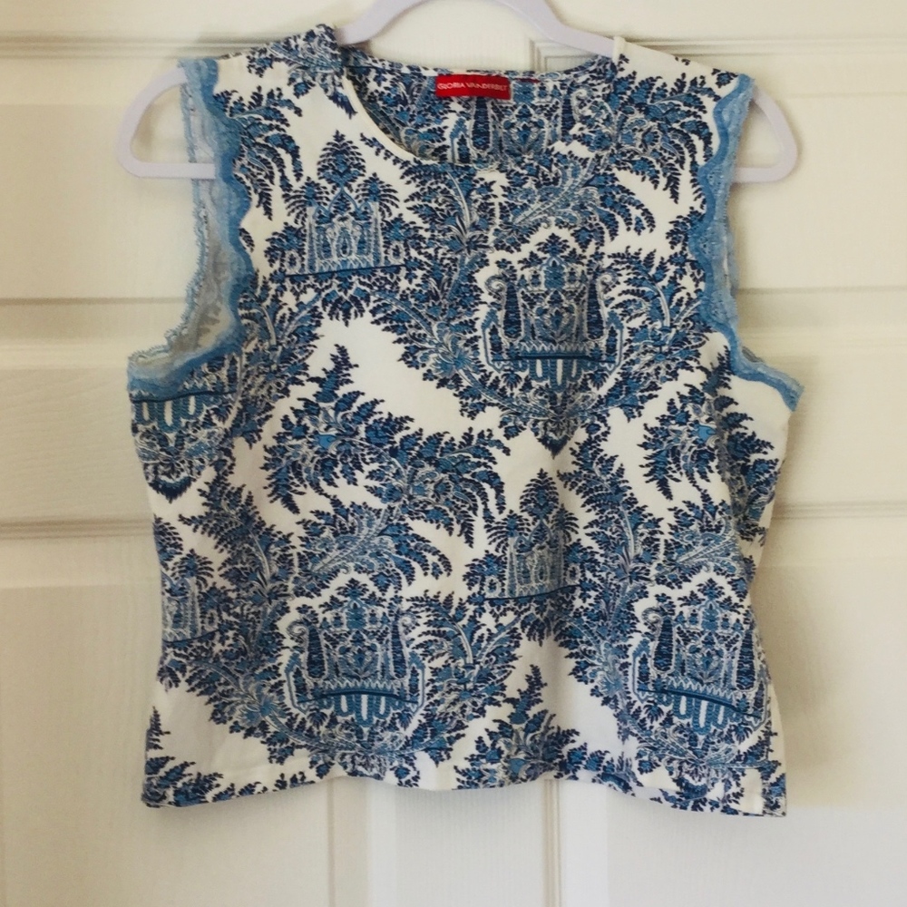 Vintage Gloria Vanderbilt Crop Top